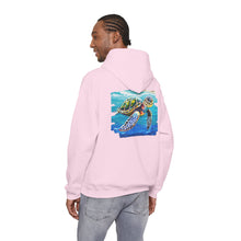 Load image into Gallery viewer, Turtle Art Hoodie - Unisex Heavy Blend™ Hooded Sweatshirt, Casual Wear, Eco-Friendly Gift, Ocean Lover Apparel, ArtFest Merchandise