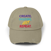 Load image into Gallery viewer, Distressed Cap - Support the Arts in Our Community and Make a Statement