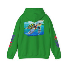 Load image into Gallery viewer, Turtle Art Hoodie - Unisex Heavy Blend™ Hooded Sweatshirt, Casual Wear, Eco-Friendly Gift, Ocean Lover Apparel, ArtFest Merchandise