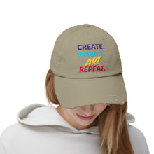Load image into Gallery viewer, Distressed Cap - Support the Arts in Our Community and Make a Statement
