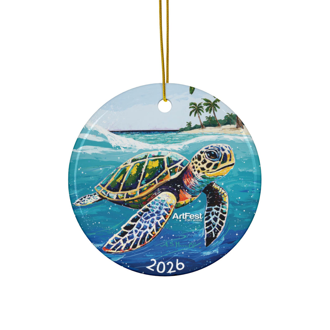Ceramic Ornaments - ArtFest Calypso Holiday Collection