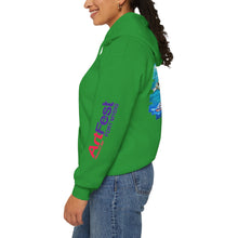 Load image into Gallery viewer, Turtle Art Hoodie - Unisex Heavy Blend™ Hooded Sweatshirt, Casual Wear, Eco-Friendly Gift, Ocean Lover Apparel, ArtFest Merchandise
