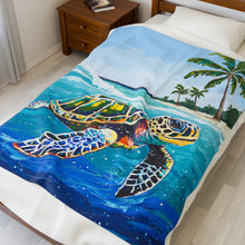 Load image into Gallery viewer, Plush Blanket - Calypso by Anthony Murrill - Support the Arts
