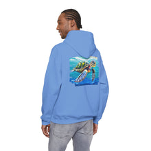 Load image into Gallery viewer, Turtle Art Hoodie - Unisex Heavy Blend™ Hooded Sweatshirt, Casual Wear, Eco-Friendly Gift, Ocean Lover Apparel, ArtFest Merchandise
