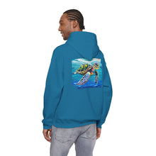 Load image into Gallery viewer, Turtle Art Hoodie - Unisex Heavy Blend™ Hooded Sweatshirt, Casual Wear, Eco-Friendly Gift, Ocean Lover Apparel, ArtFest Merchandise
