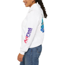 Load image into Gallery viewer, Turtle Art Hoodie - Unisex Heavy Blend™ Hooded Sweatshirt, Casual Wear, Eco-Friendly Gift, Ocean Lover Apparel, ArtFest Merchandise
