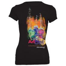 Load image into Gallery viewer, 2016 Ladies V-Neck T-Shirt in Black
